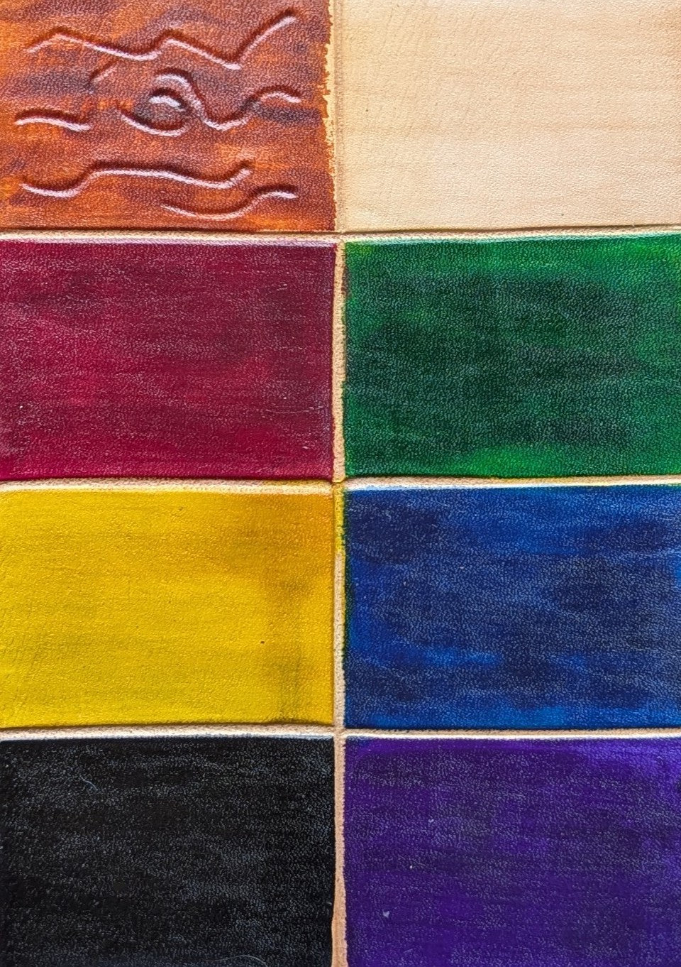 Nuancier, differente couleur possible pour la teinte