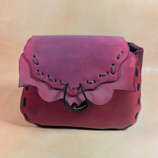 Escarcelle en cuir